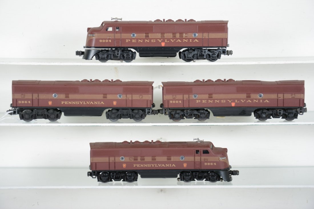 Custom Painted Lionel PRR F3 ABBA Diesels (1 of 4)