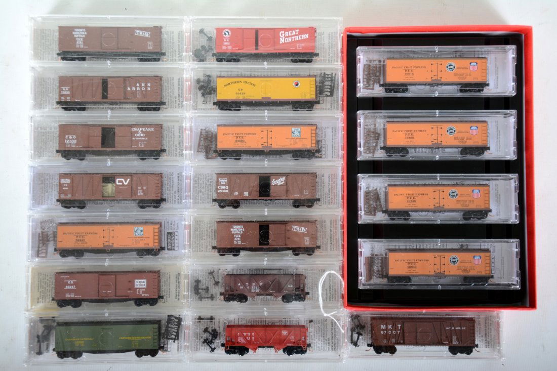 Micro-Trains N Ga Old style Freight Cars (1 of 2)