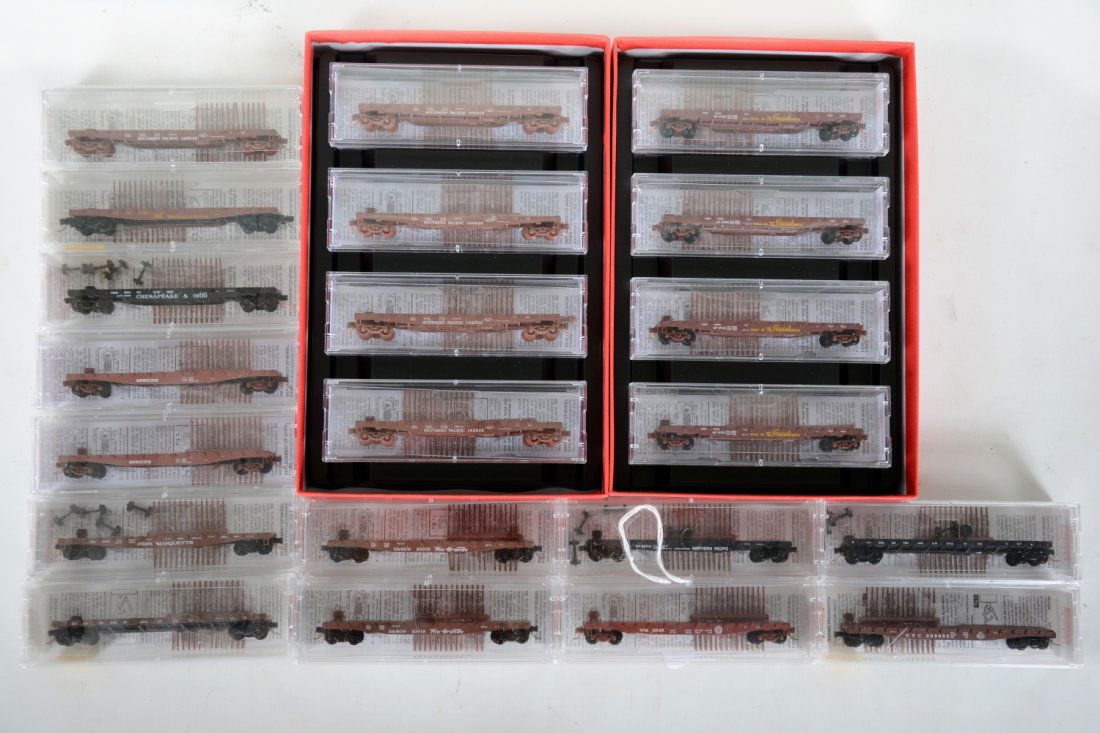 Micro-Trains N Ga Flat Cars (1 of 2)