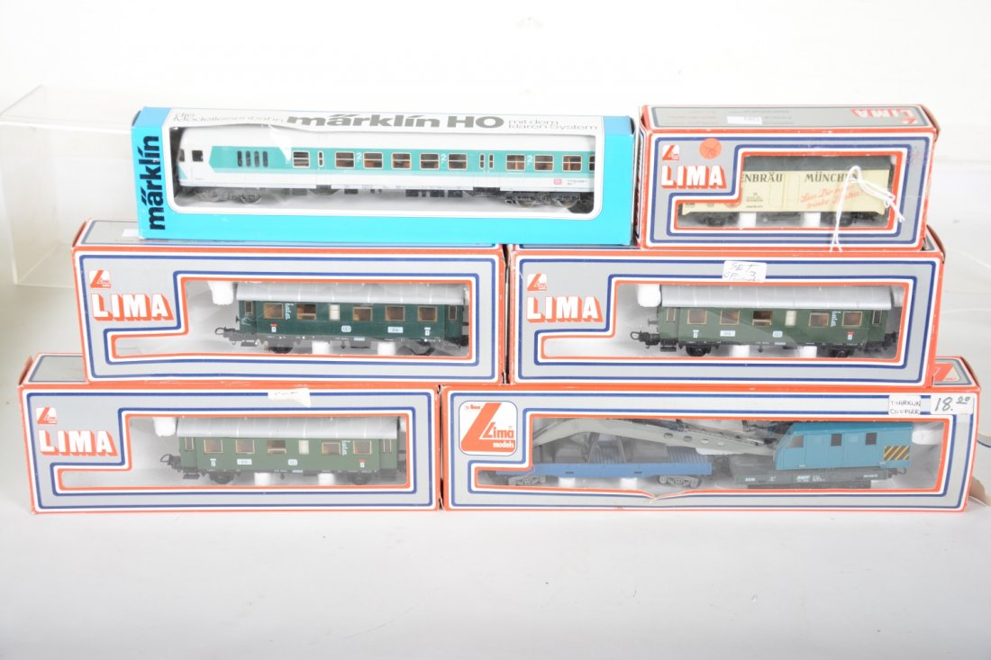 Boxed Marklin & Lima HO Cars (1 of 2)