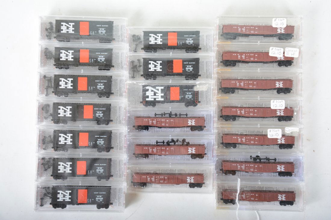 20 Micro-Trains N Ga New Haven Freight Cars (1 of 2)