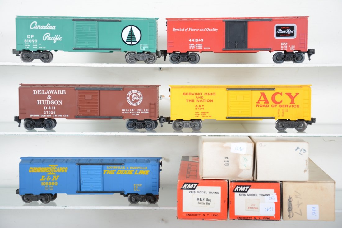 Boxed KMT Boxcars (1 of 4)