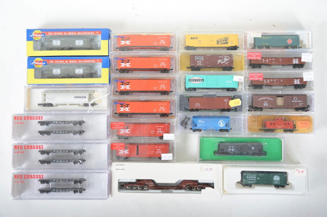 25 Assorted N Ga. Freight Cars (1 of 2)