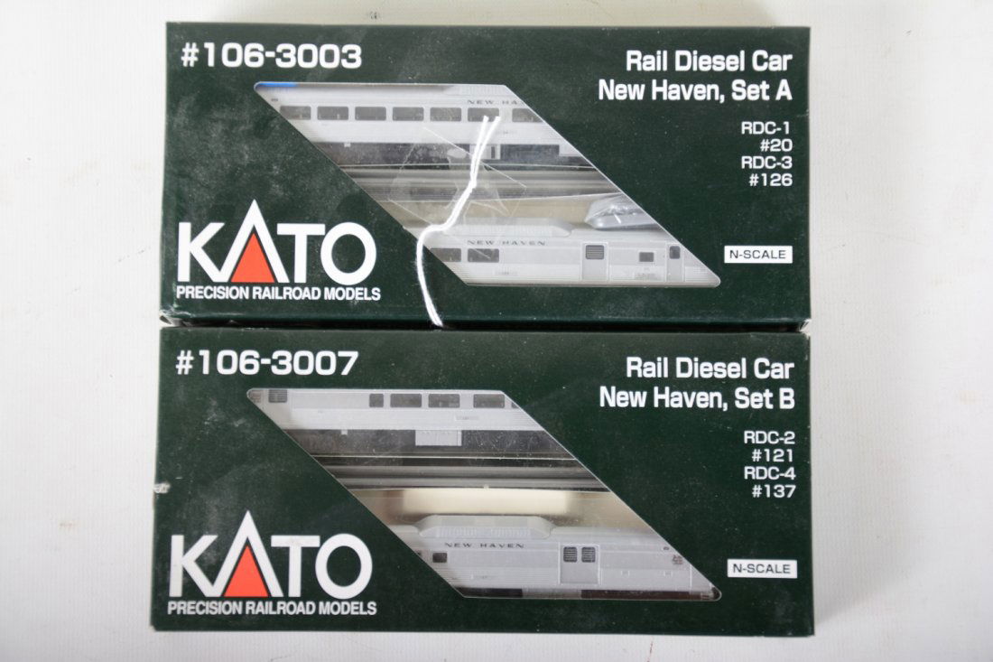 Kato N ga 106-3003 & 3007 NH  RDC Sets (1 of 2)