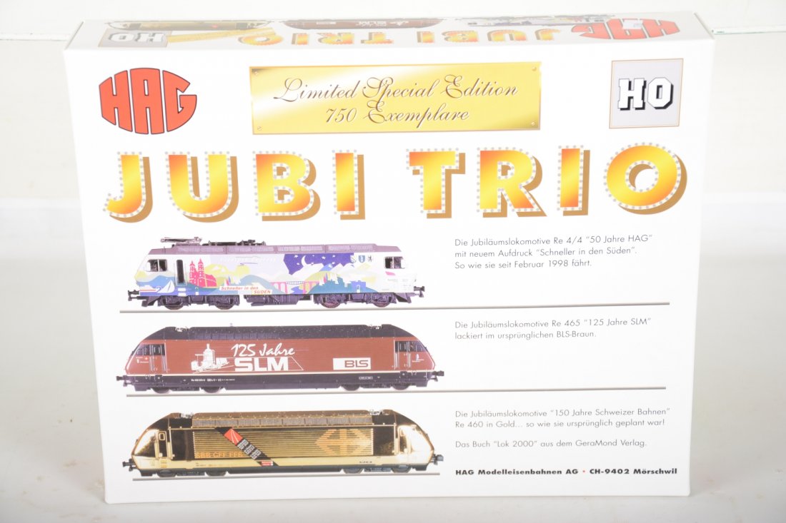 HAG HO 078 Jubi Trio 3 Loco Set (1 of 2)