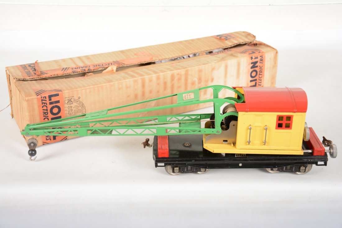 Awesome Boxed Lionel 219 Yellow Crane (1 of 4)