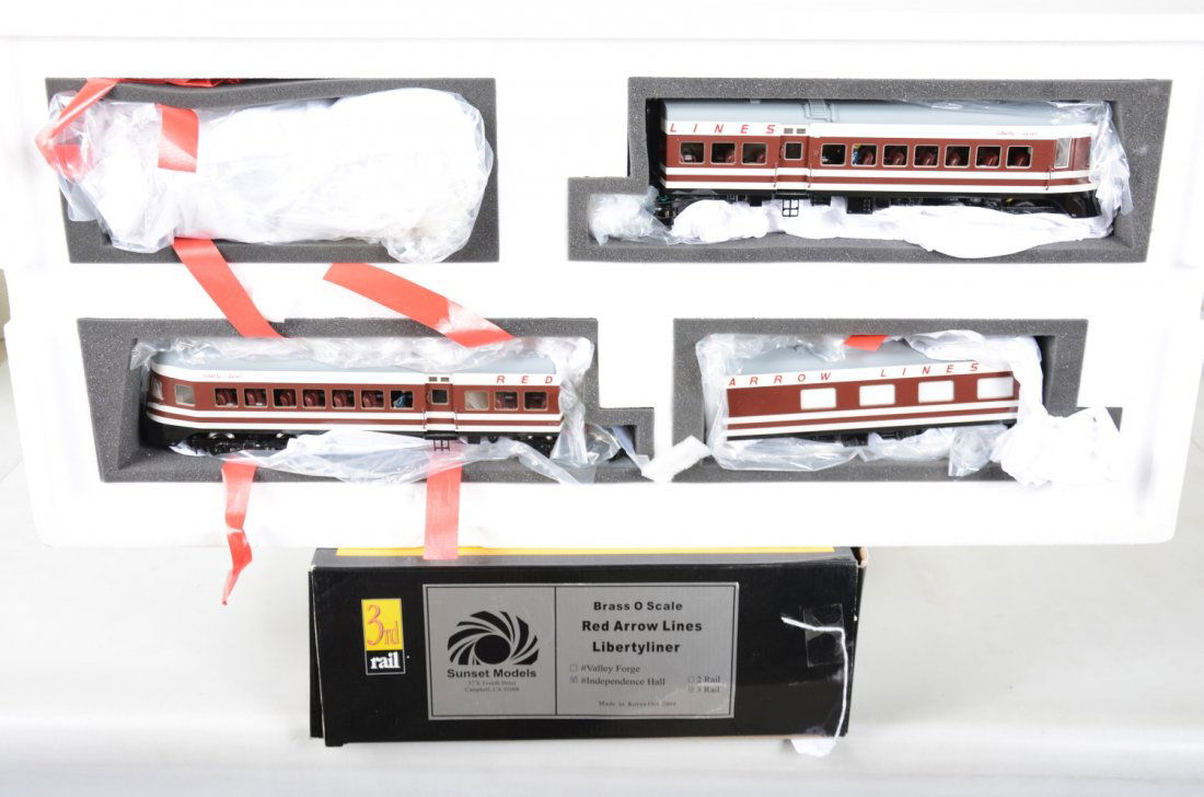 3rd Rail Brass Red Arrow Libertyline Streamliner (1 of 1)