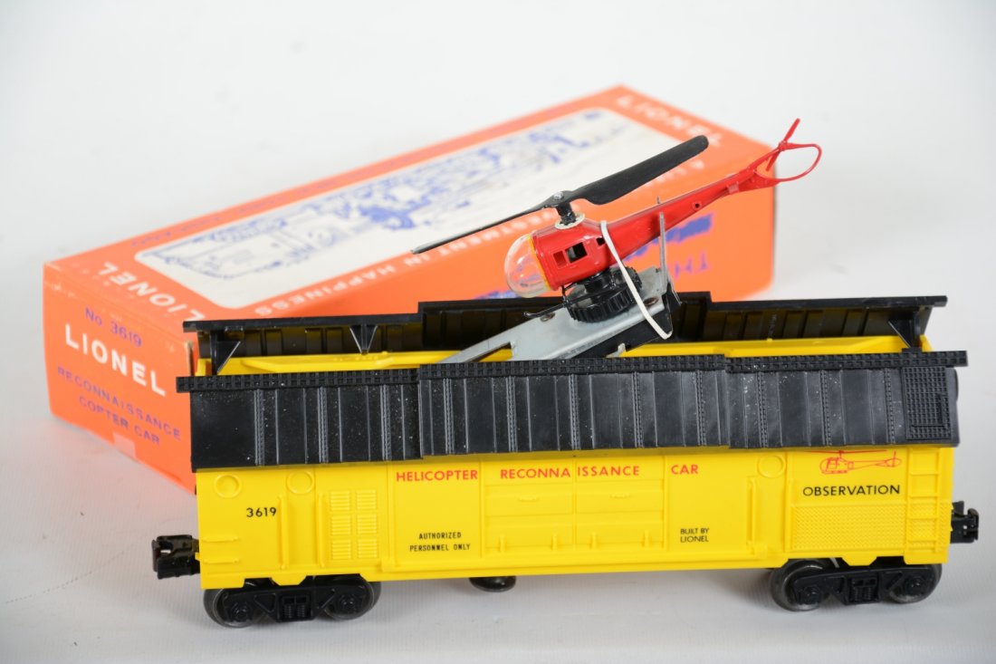NMint Boxed Lionel 3619 Recon Helicopter Car (1 of 4)