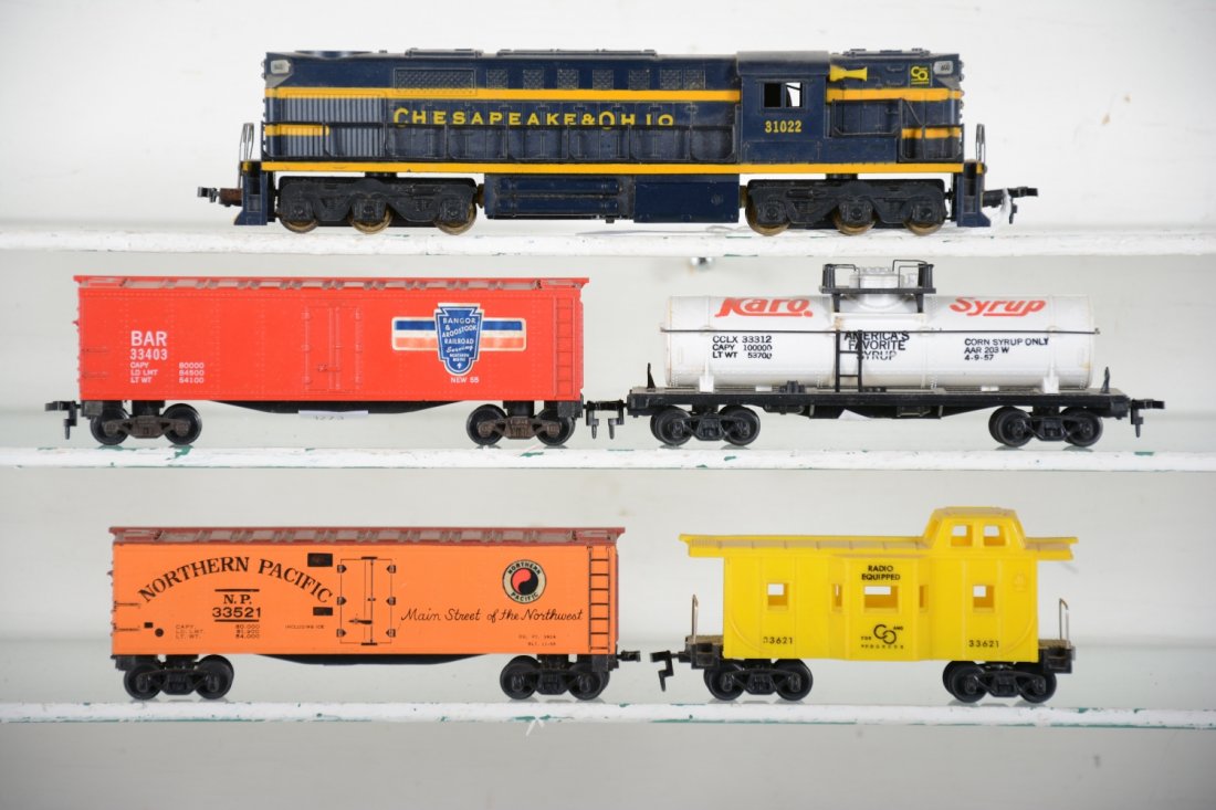 American Flyer HO 31022 C&O Diesel Set (1 of 4)