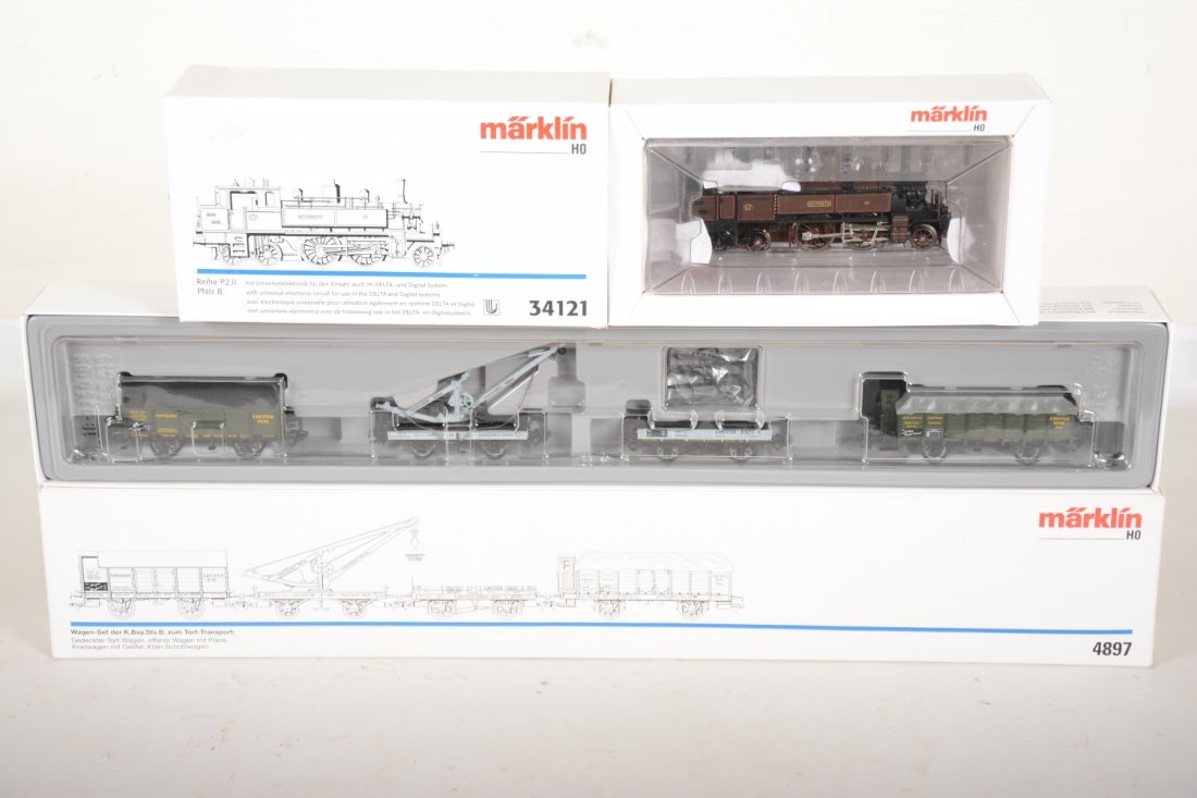 Marklin HO 34121 Steam Freight Set (1 of 2)
