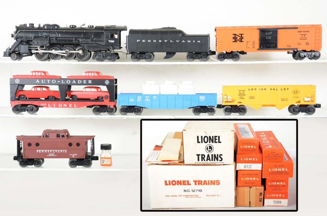 Nice Boxed Lionel 736 set 12710 (1 of 7)