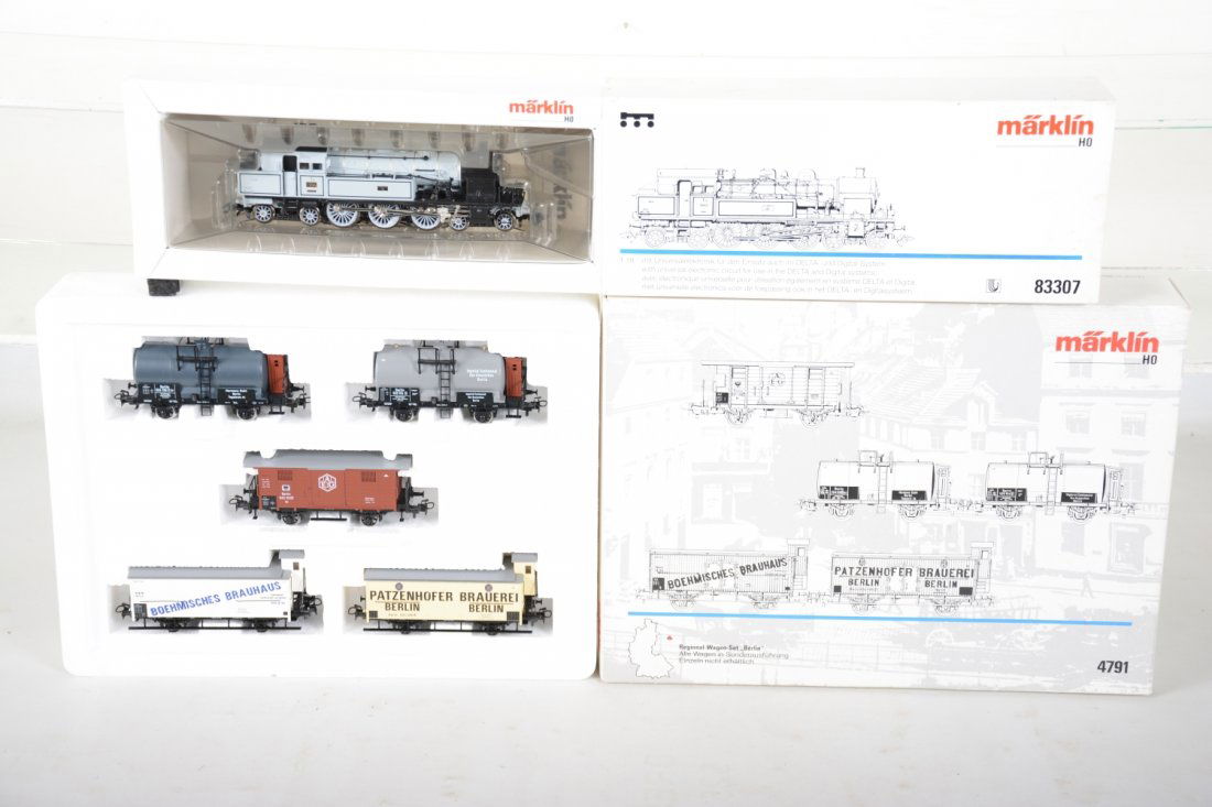Marklin HO Steam Freight Train Set (1 of 2)
