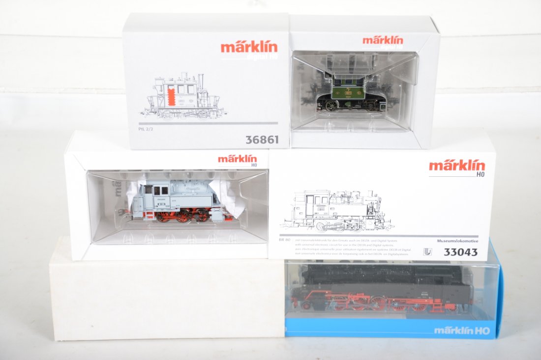3 Marklin HO Steam Locomotives (1 of 2)
