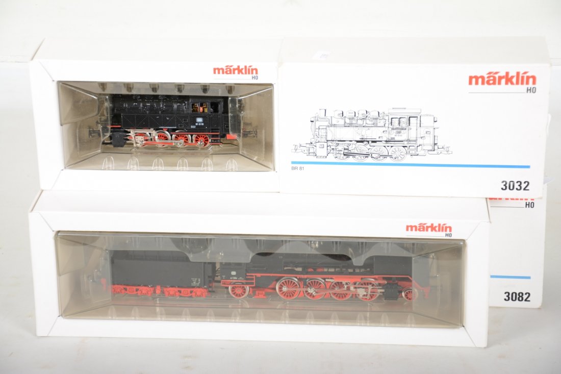 Marklin HO 3082 & 3032 DB Steam Locomotives (1 of 3)