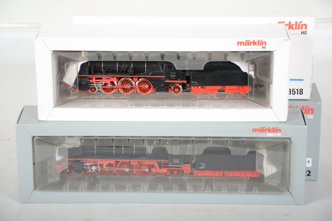 Marklin HO 37102 & 3518 Steam Locomotives (1 of 2)