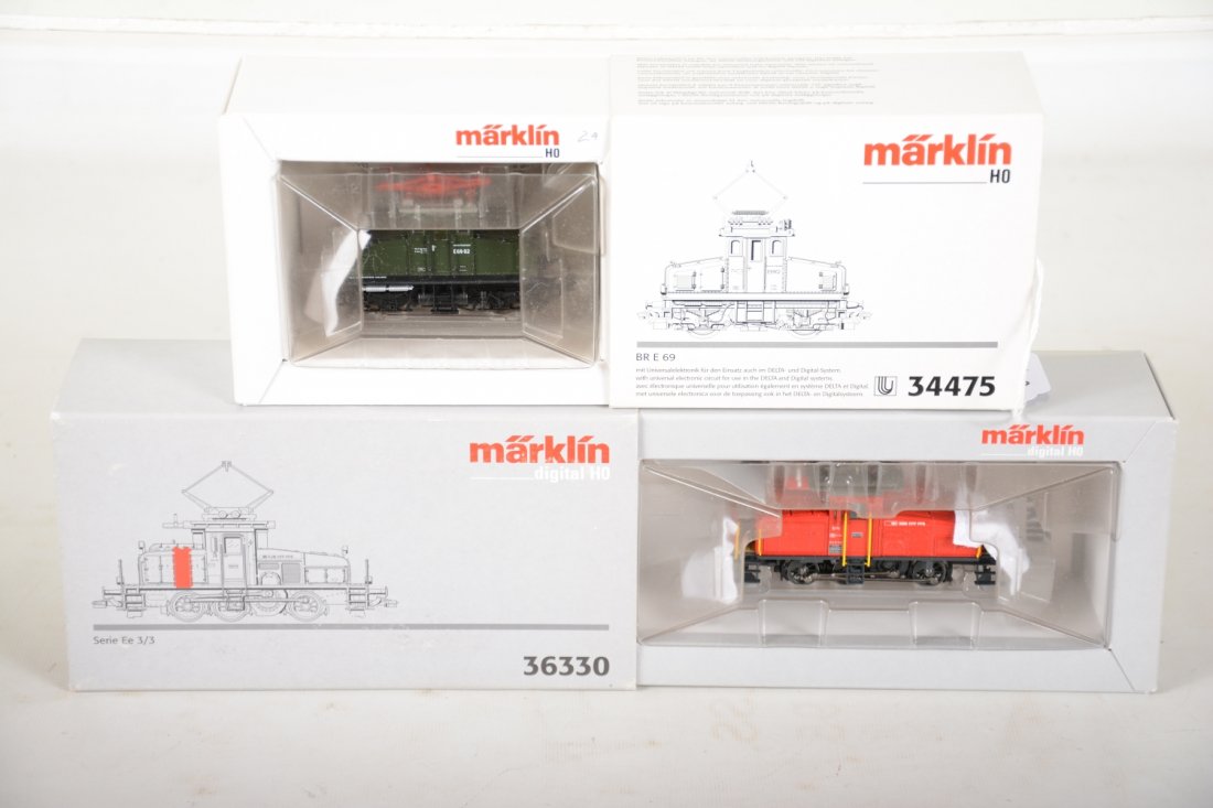 Marklin HO 36330 & 34475 Electric Locomotives (1 of 1)