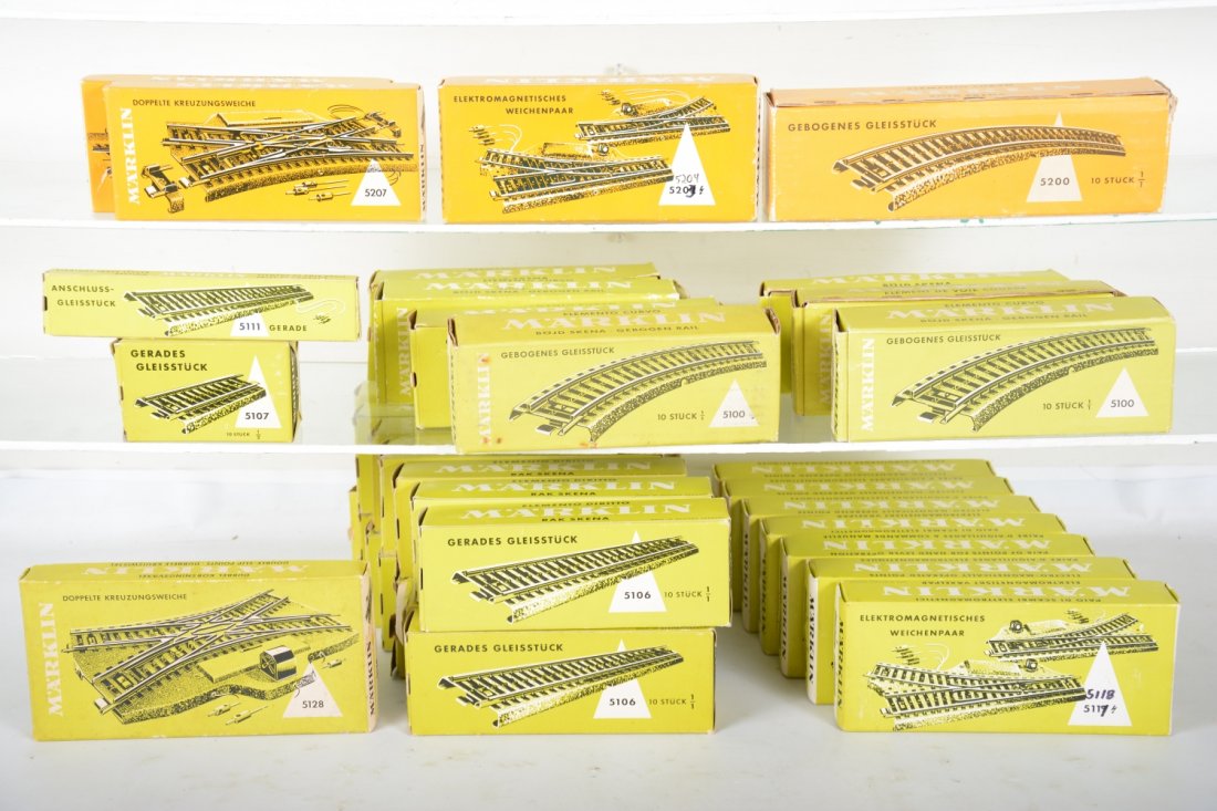 Large Lot Marklin HO M Track & Switches (1 of 2)