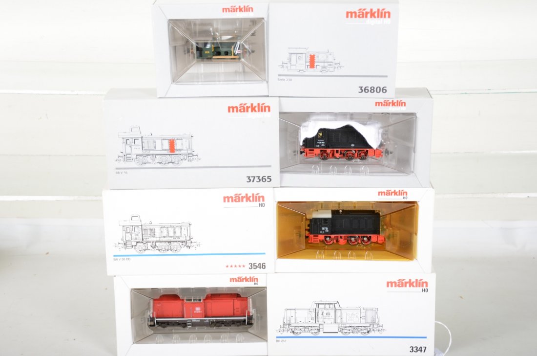 4 Marklin HO Diesel Locomotives (1 of 1)