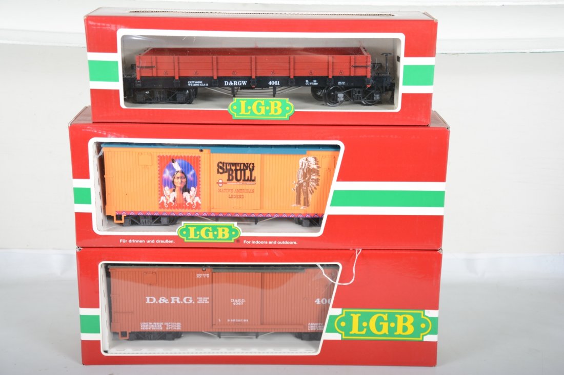 3 LGB American Freight Cars (1 of 2)
