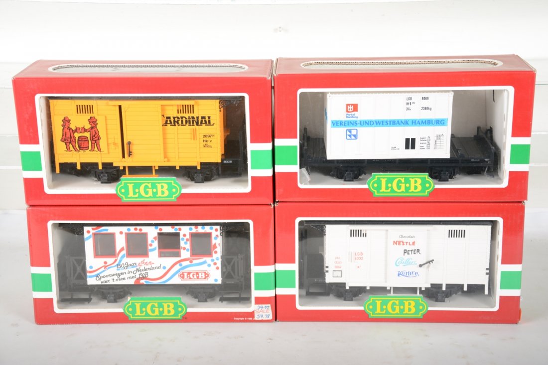 4pc LGB 4-Wheel Rolling Stock (1 of 2)
