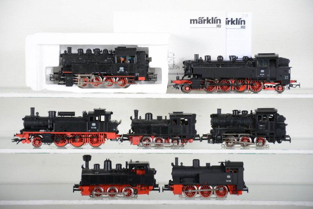7 Marklin HO Tank Locomotives (1 of 4)