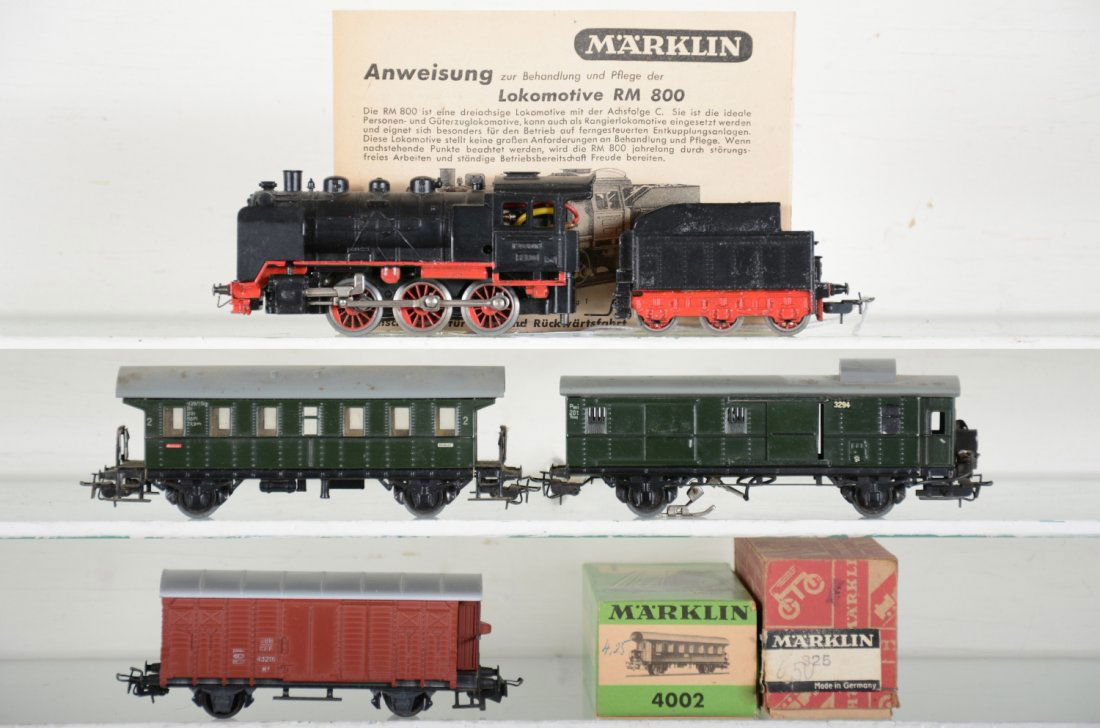 Early Marklin HO Train Group (1 of 4)