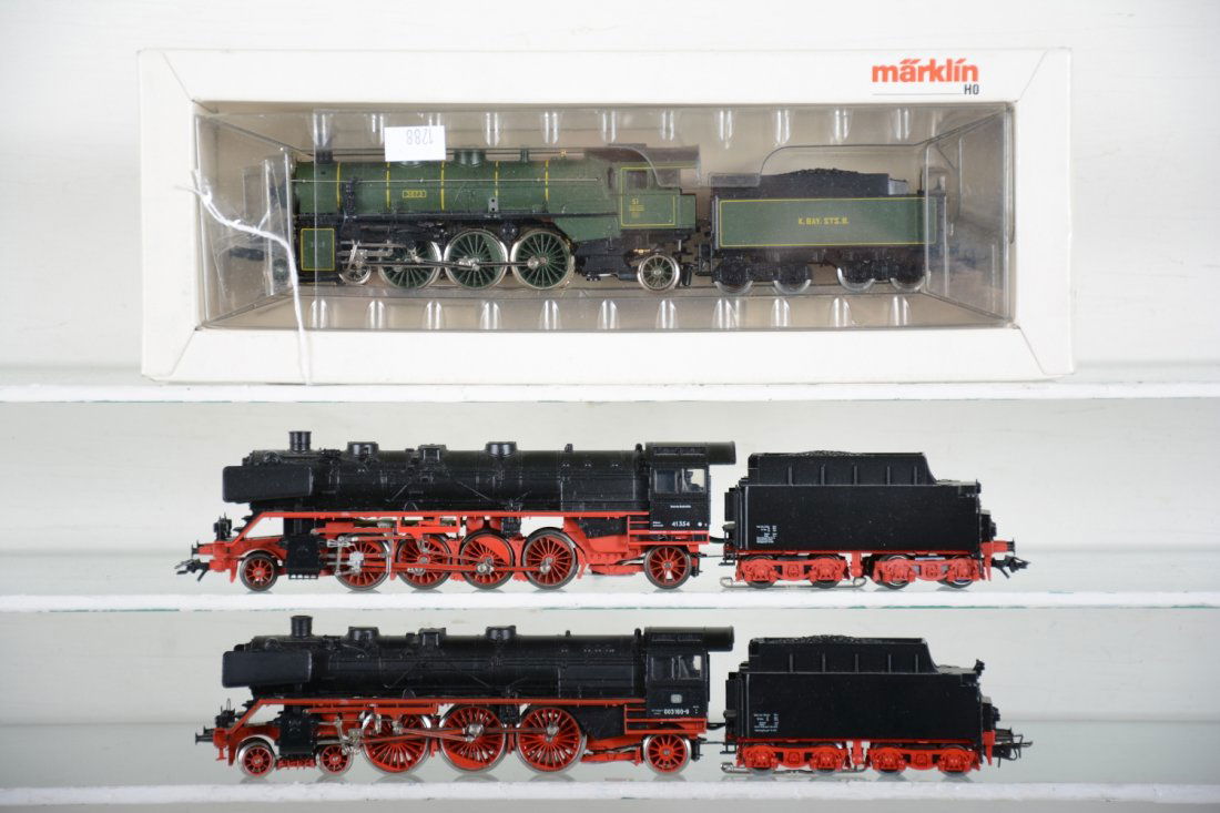 3 Marklin HO Steam Locomotives (1 of 5)