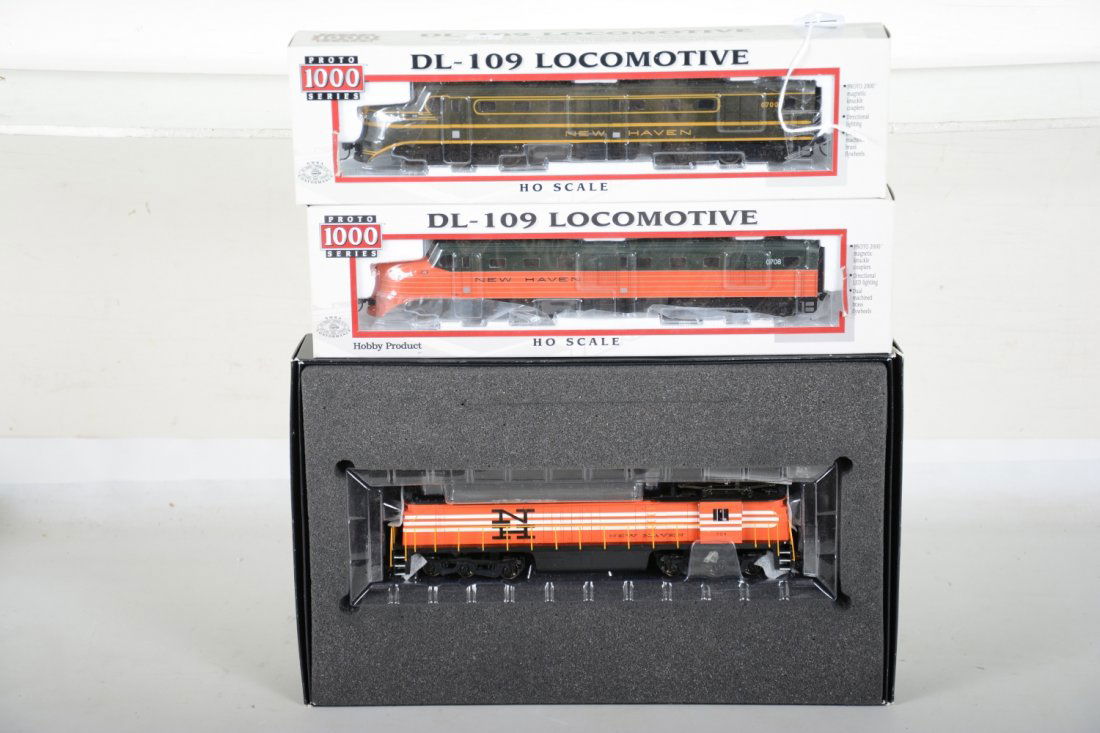 3 Boxed HO New Haven Locomotives (1 of 2)