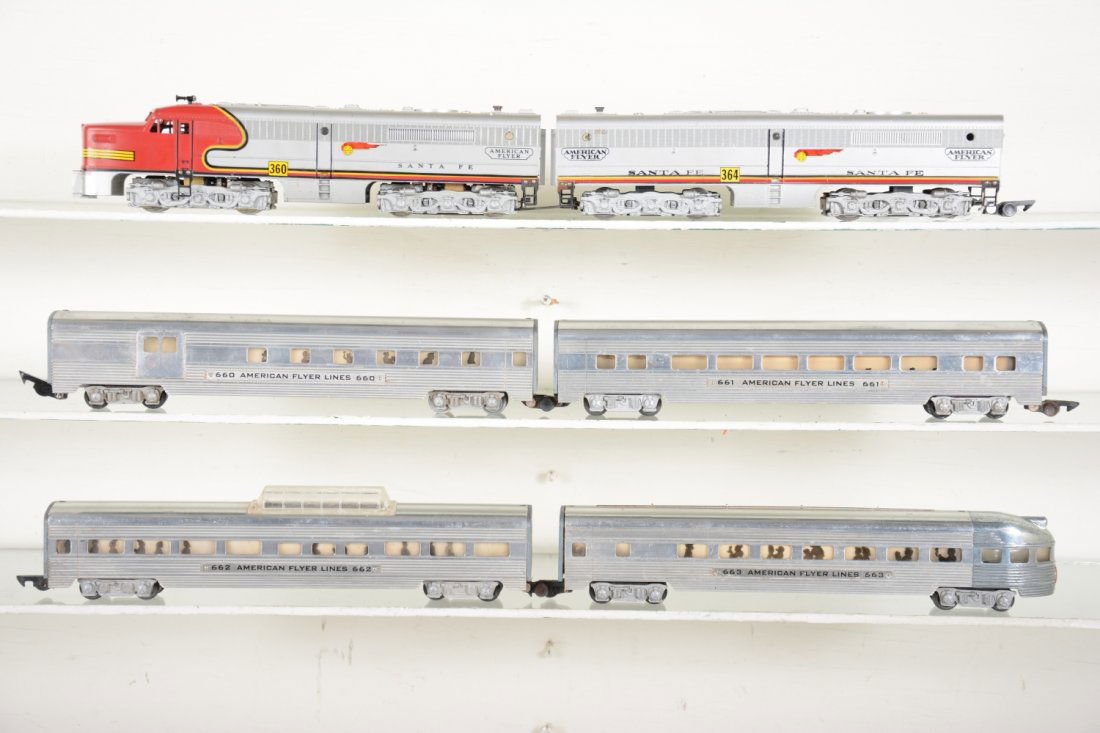 Clean American Flyer S Ga 360, 361 Passenger Set (1 of 4)