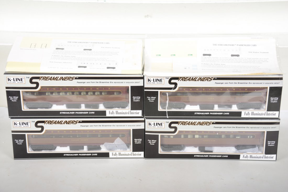 K-Line PRR Streamline Passenger Cars (1 of 2)