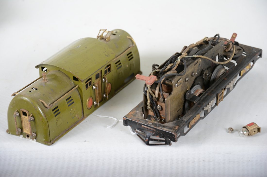 Lionel 254E Electric loco, TLC: This has a clean C6 cab, but needs some assembly and trim parts. All that is shown is included, so examine the photos closely, Sold AS-IS