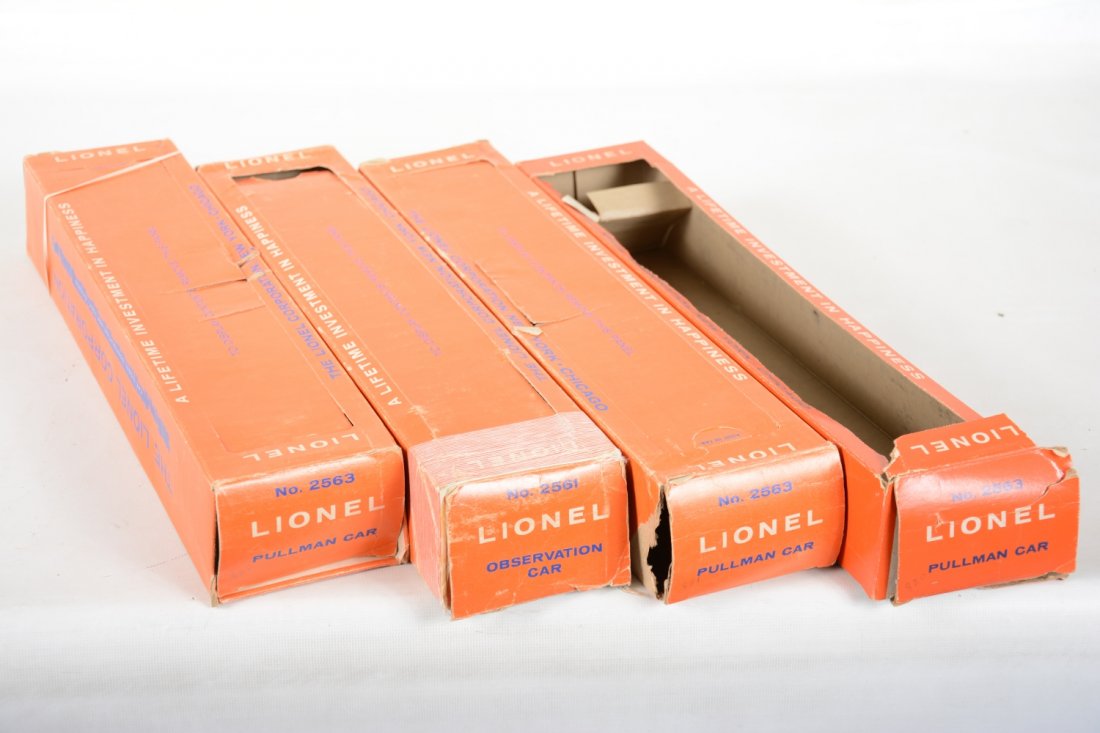 EMPTY Lionel Superchief Car Boxes (1 of 2)