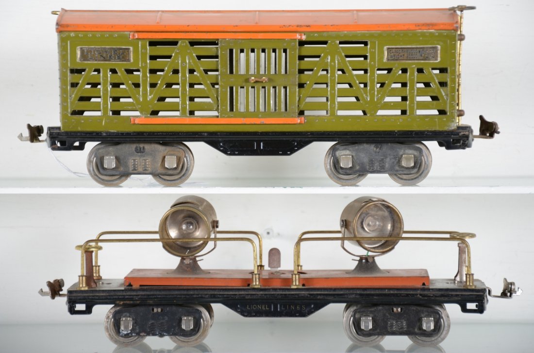 Clean Lionel 513 & 520 Freight Cars (1 of 4)