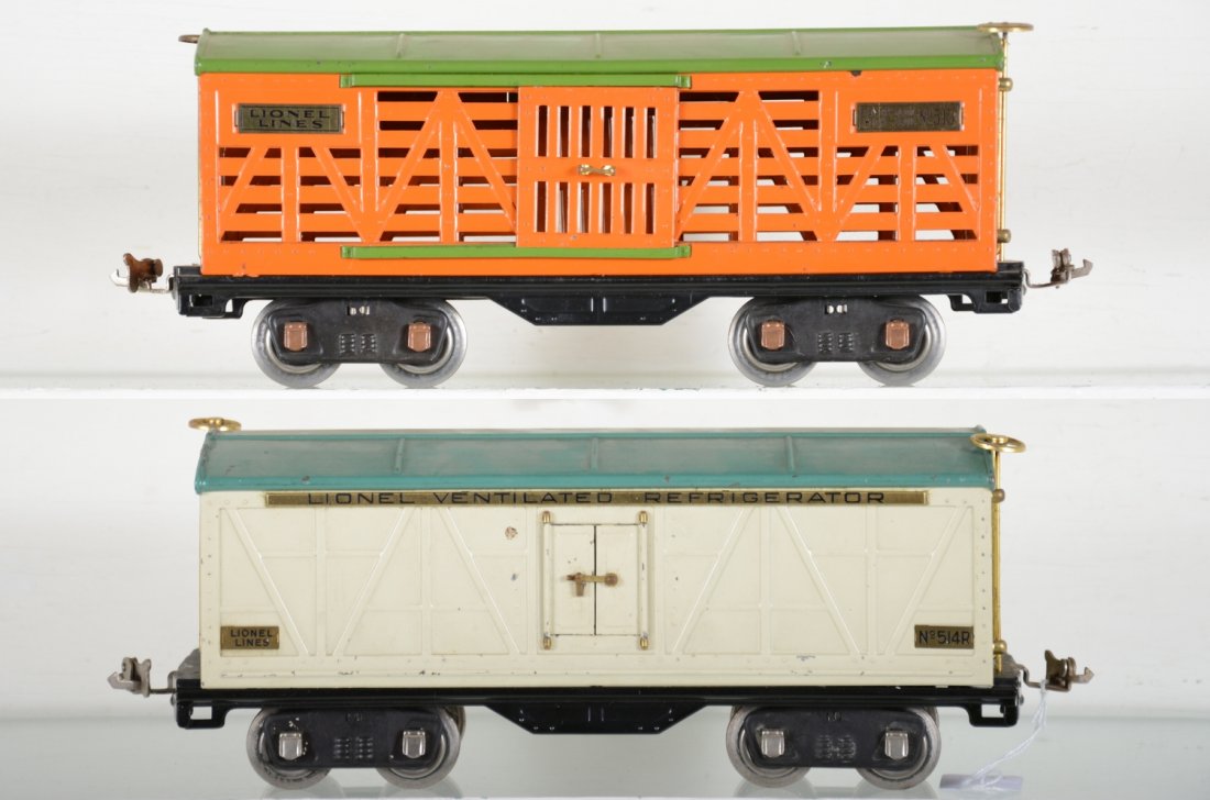 Clean Lionel 513 & 514R Freight Cars (1 of 4)