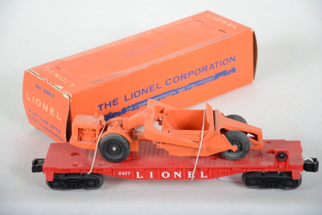 Mint Boxed Lionel 6817 Flat With Scraper (1 of 4)