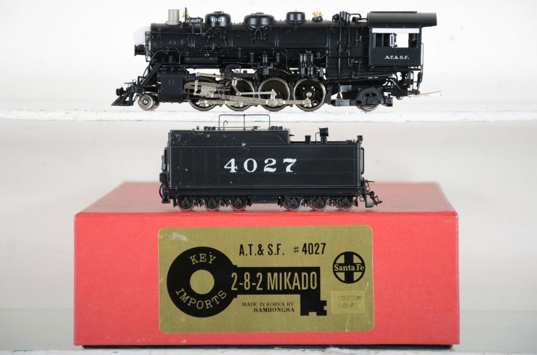 Key Brass HO AT&SF Mikado (1 of 4)