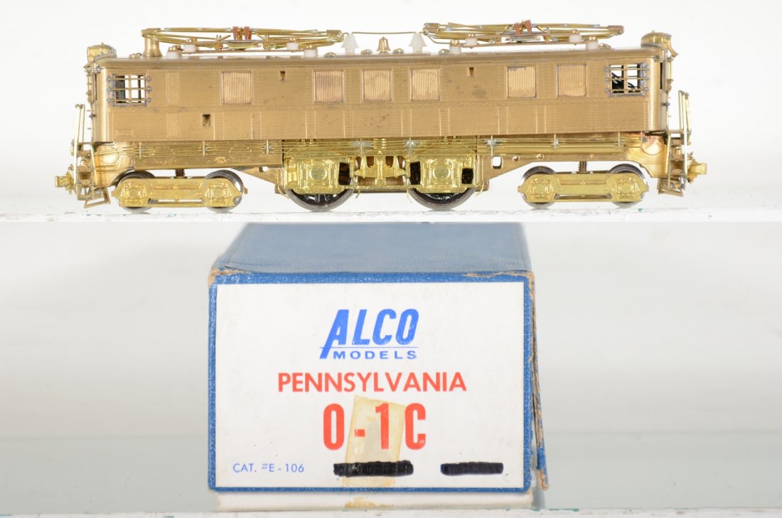 Alco Brass HO PRR O-1c Electric Locomotive (1 of 4)
