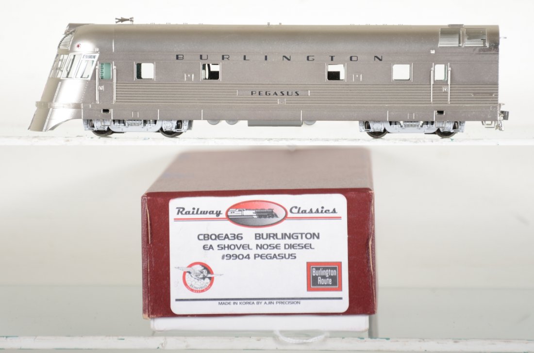 Railway Classics Brass HO CB&Q Shovel Nose Diesel (1 of 4)