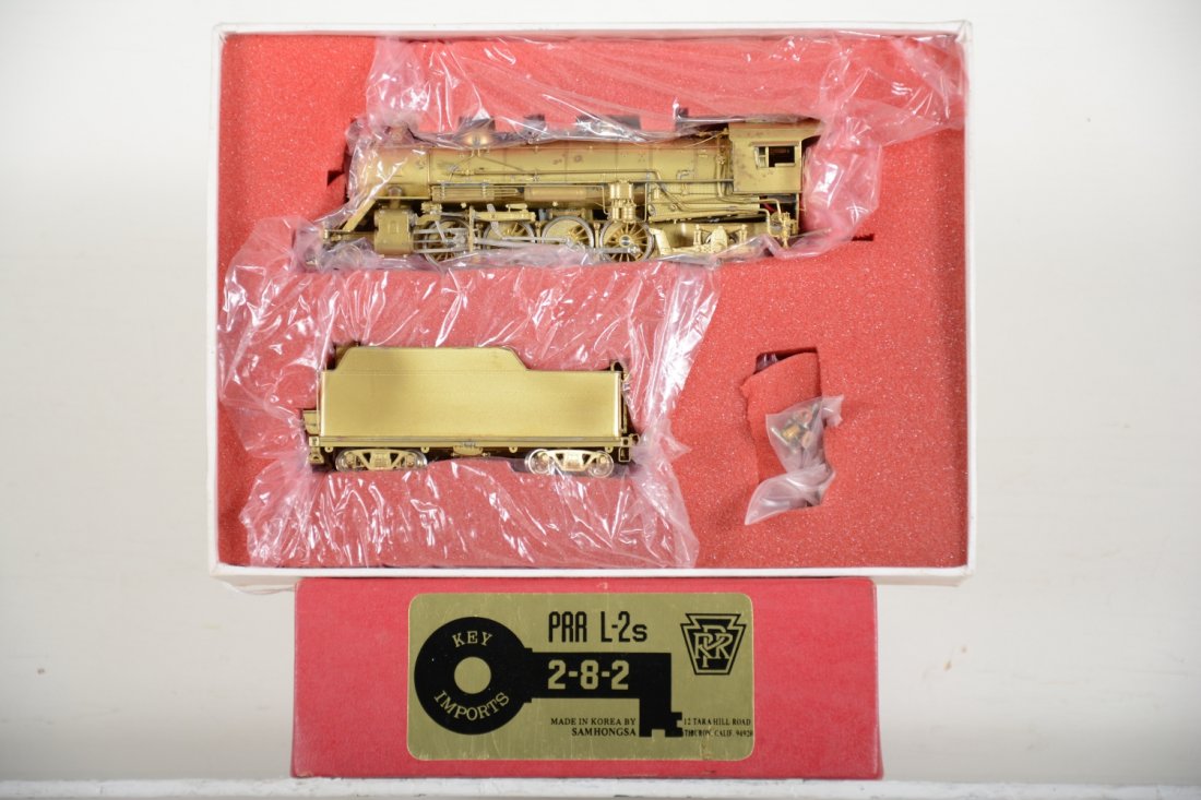 Key HO Brass PRR L-2s Steam Locomotive (1 of 4)