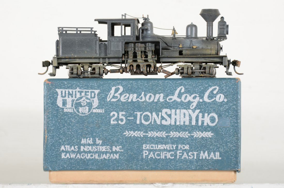 United PFM HO Brass Benson 25-Ton Shay (1 of 4)