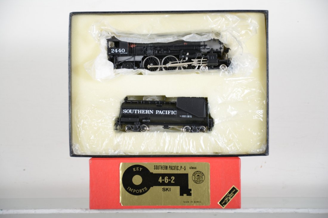 Key HO Brass SP P5 Steam Locomotive (1 of 4)