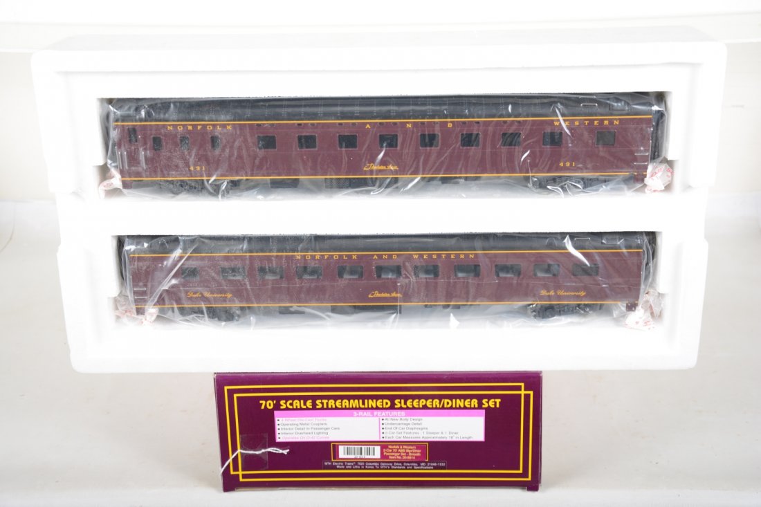 MTH 20-6614 N&W Sleeper/ Diner Set (1 of 2)