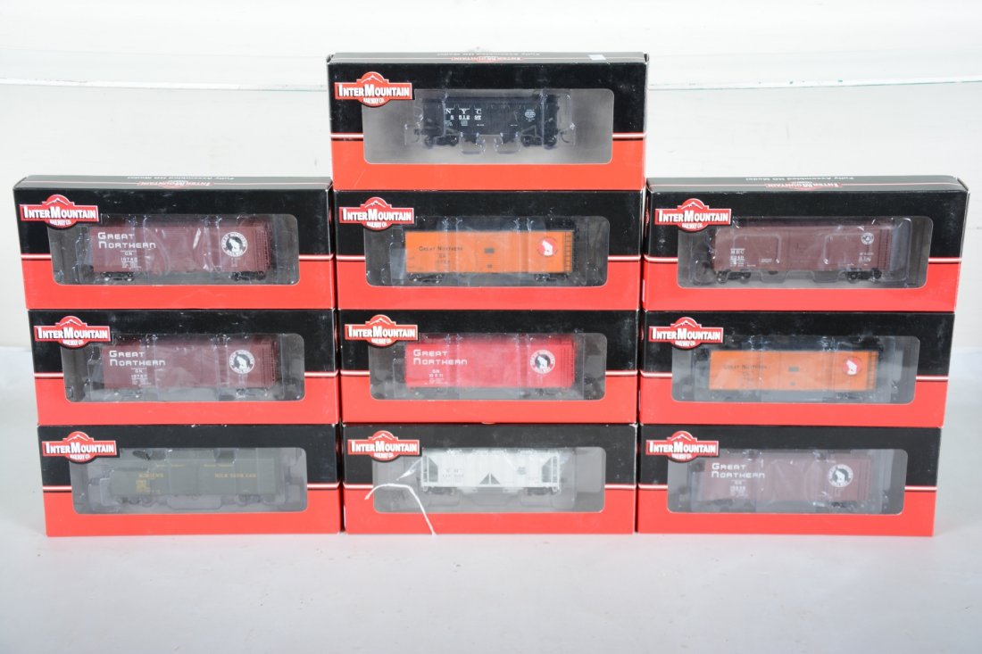 10 InterMountain HO Freight Cars (1 of 2)
