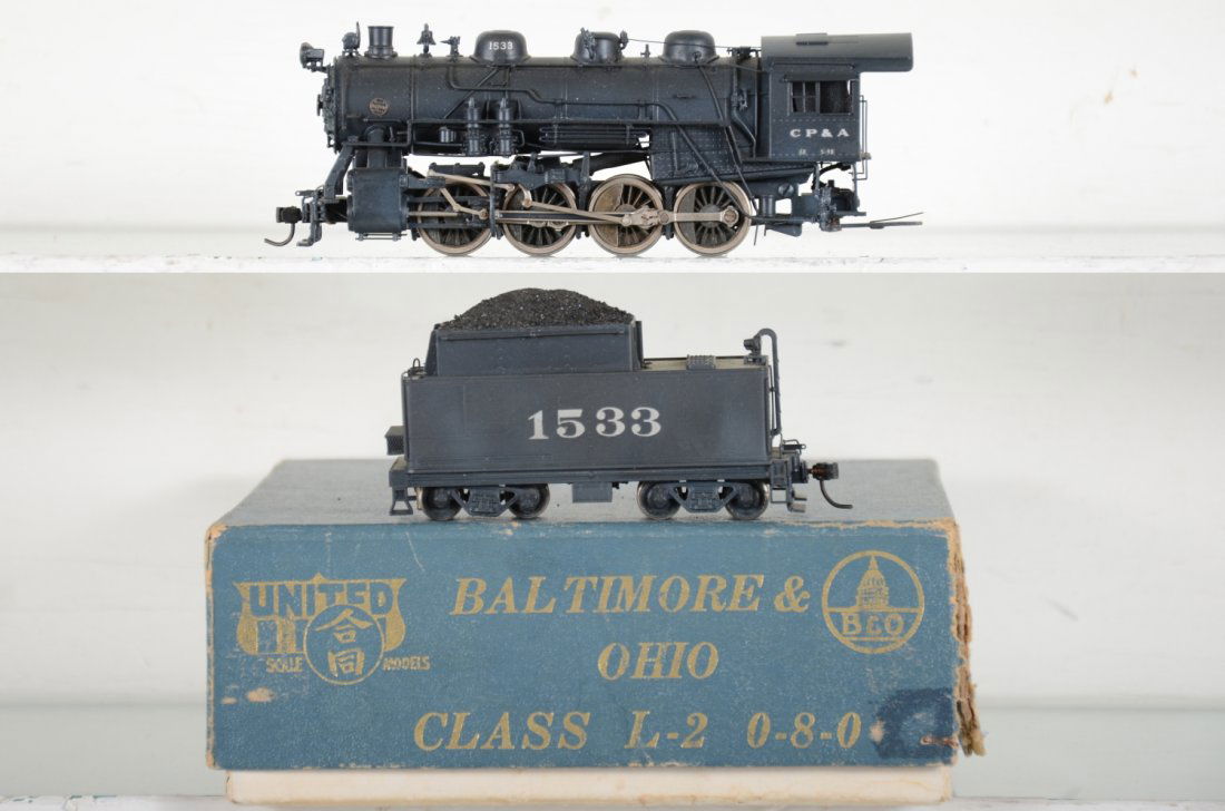 United HO Brass CP&A L2 Steam Loco (1 of 4)