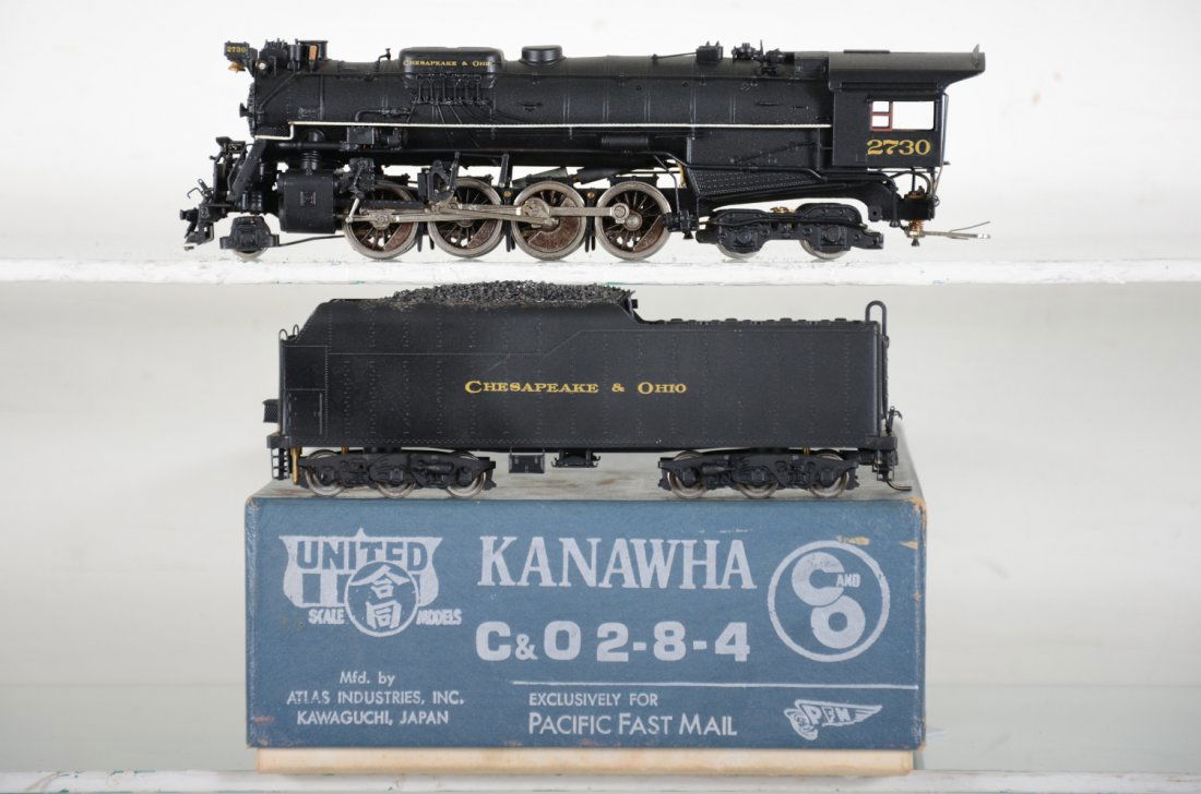 United HO Brass C&O Kanawha Locomotive (1 of 4)