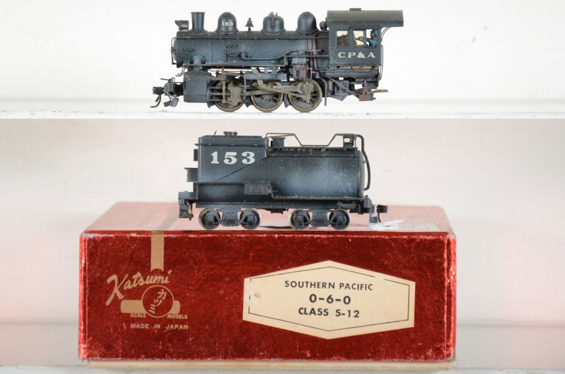 Balboa HO Brass CP&A S-12 Steam Locomotive (1 of 4)