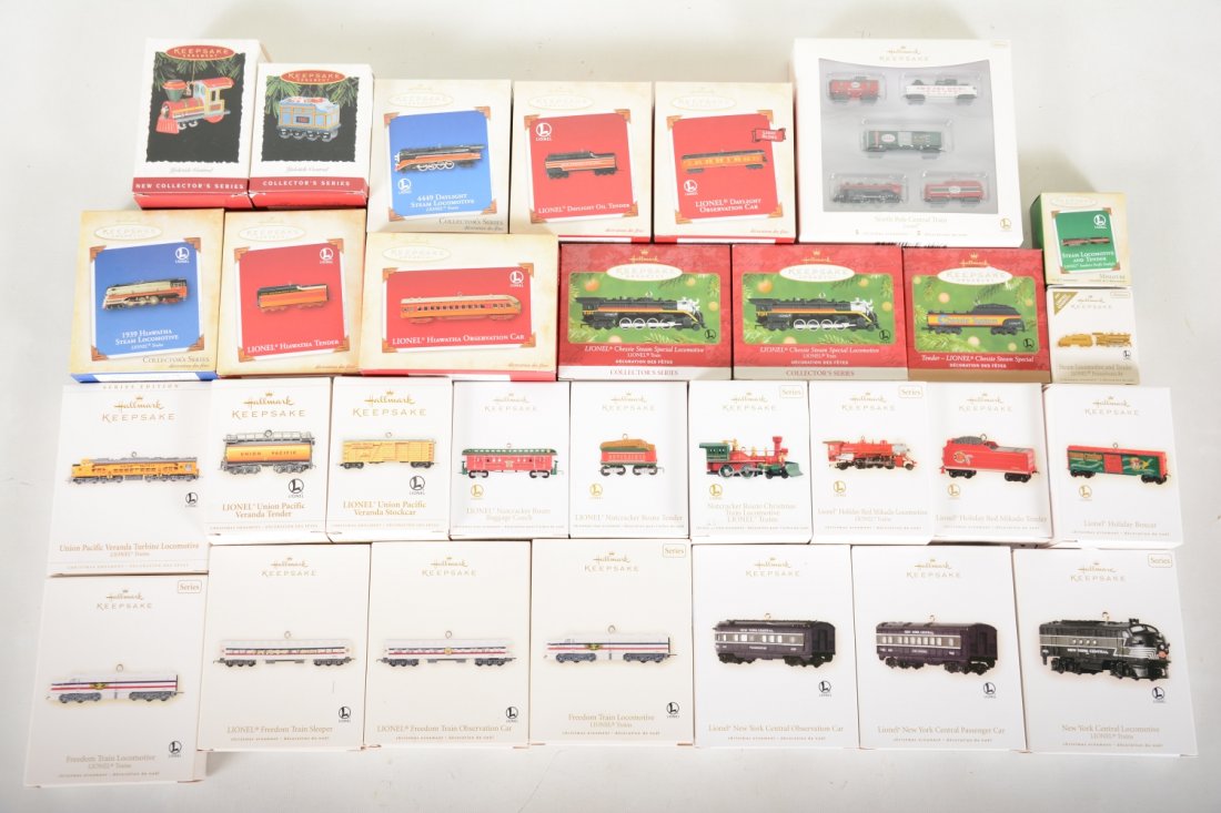 30 Hallmark Lionel Christmas Ornaments (1 of 1)