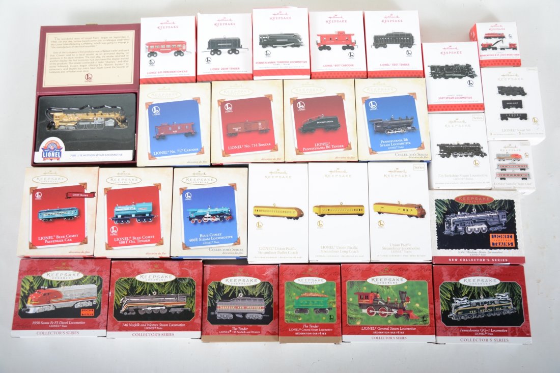 28 Hallmark Lionel Christmas Ornaments (1 of 1)