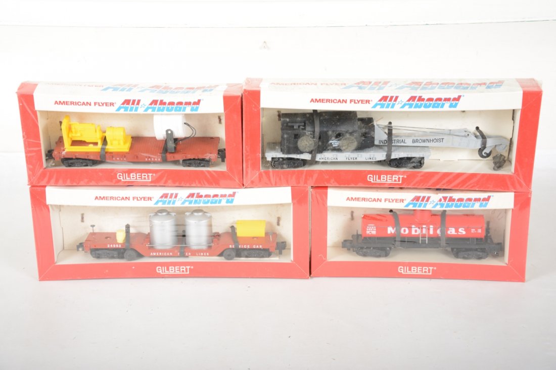 4 Mint Boxed American Flyer Freight Cars (1 of 2)