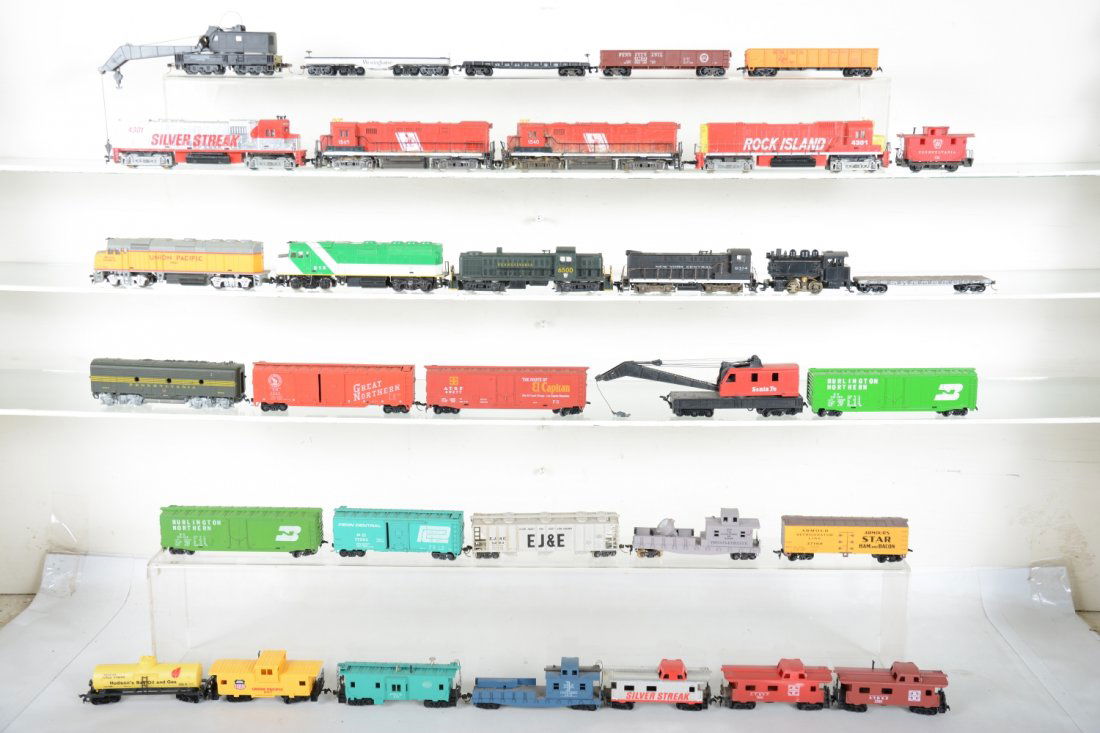 Large Group Of HO Trains (1 of 5)